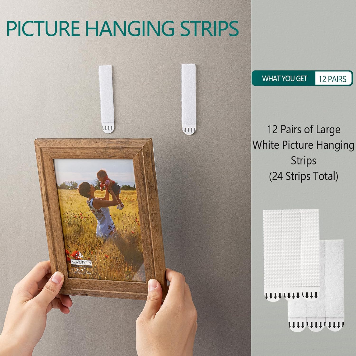 Picture Hanging Strip - 벽 포스터 욕실 그림 프레임에 대