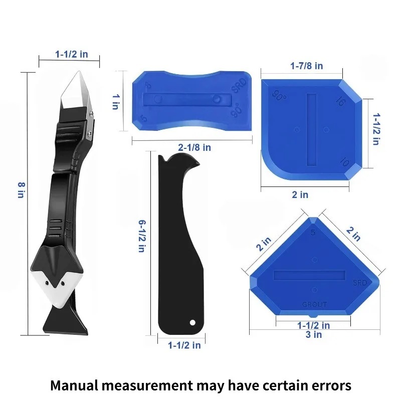 5-in-1 실란트 마감 도구, 코킹 제거기, 유리 접 - Bathroom Caulk Siliconized 리뷰 및 가격