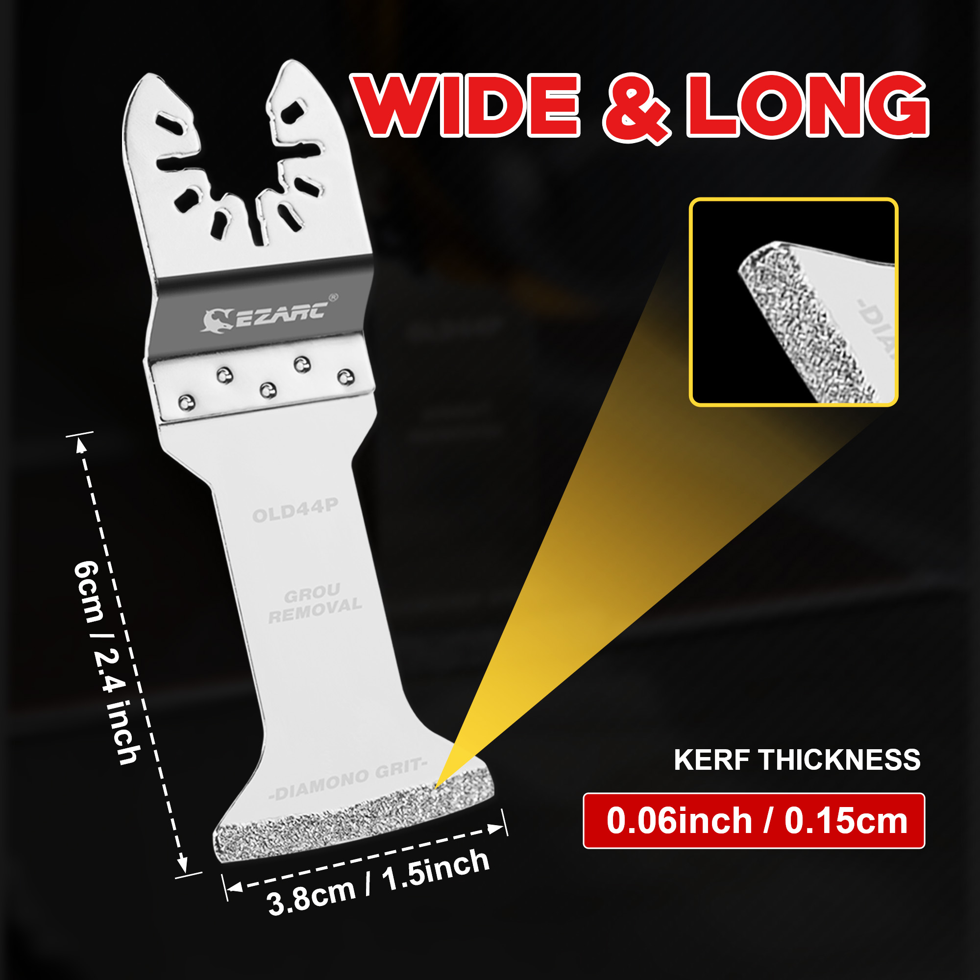 EZARC 3PC 다이아몬드 진동 멀티툴 블레이드 -  - Grout Saw Removal 리뷰 및 가격