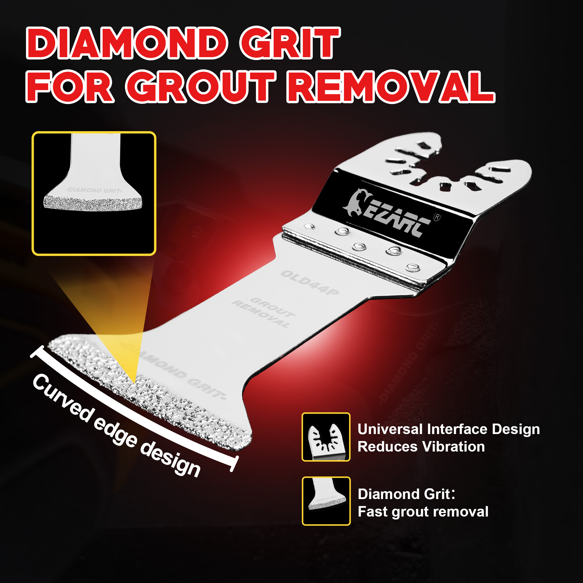 EZARC 3PC 다이아몬드 진동 멀티툴 블레이드 -  - Grout Saw Removal 리뷰 및 가격