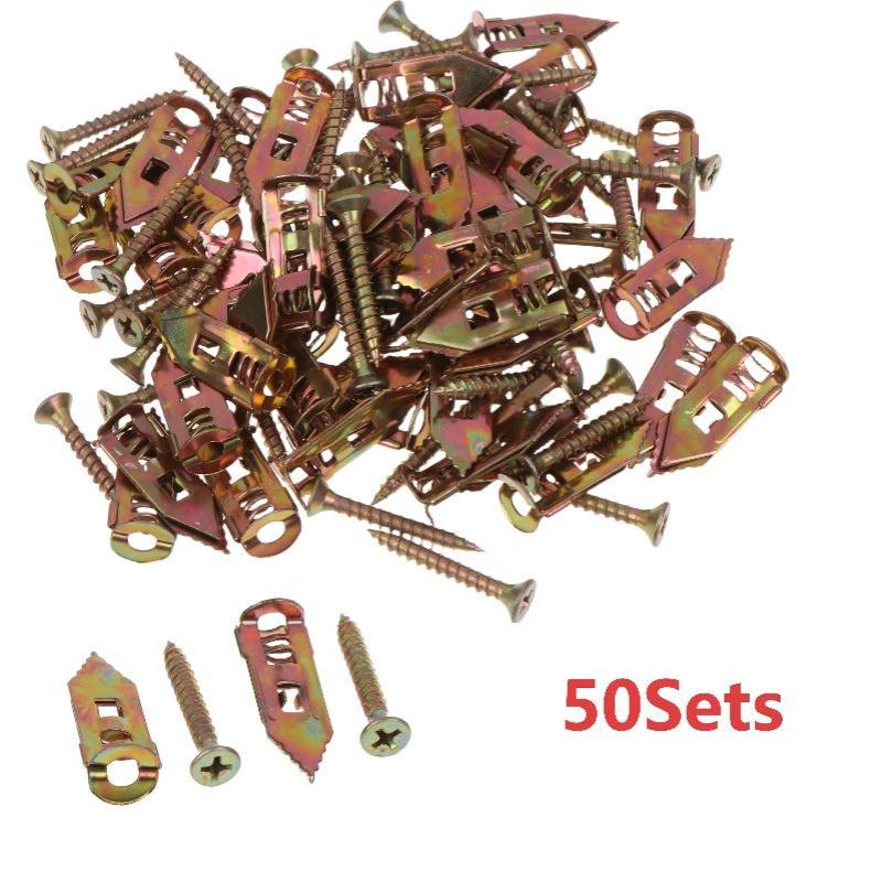 50개 셀프 태핑 드라이월 앵커 키트, 벽걸이용 확장  - Drywall Anchor Screw 리뷰 및 가격