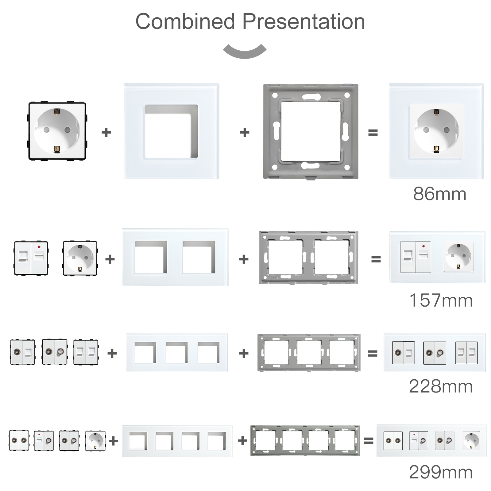 BSEED EU 표준 버튼 스위치 부품 HDMI USB - Tv Home Improvement 리뷰 및 가격