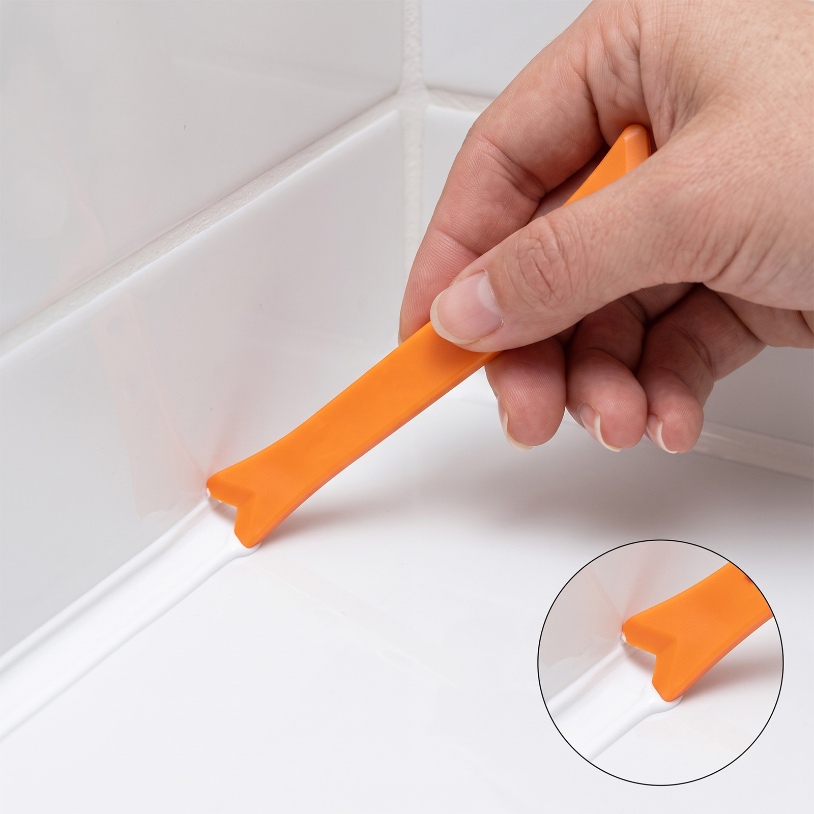 6개 플라스틱 코크 마감 도구 세트, 실리콘 실란트 스 - Bathroom Caulk Siliconized 리뷰 및 가격